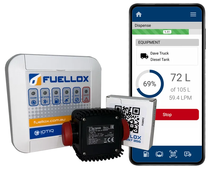Fuellox App on Phone